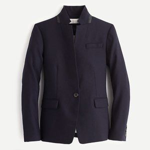 J.Crew Navy Regent Blazer with Wool Blend